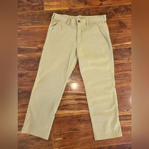 Eddie Bauer Travex tan khaki active hiking pants size 36x30 men's